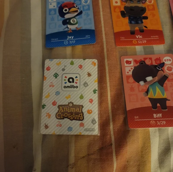 Animal Crossing Amiibo Card Lot
